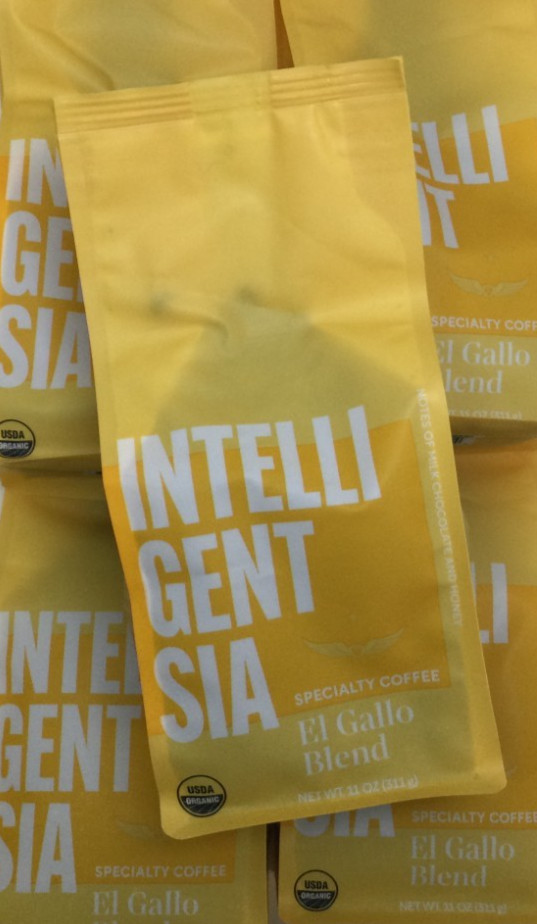 Intelligentsia El Gallo Blend Whole Bean Coffee, Light Roast, EXP 12/25/25 (6PK)