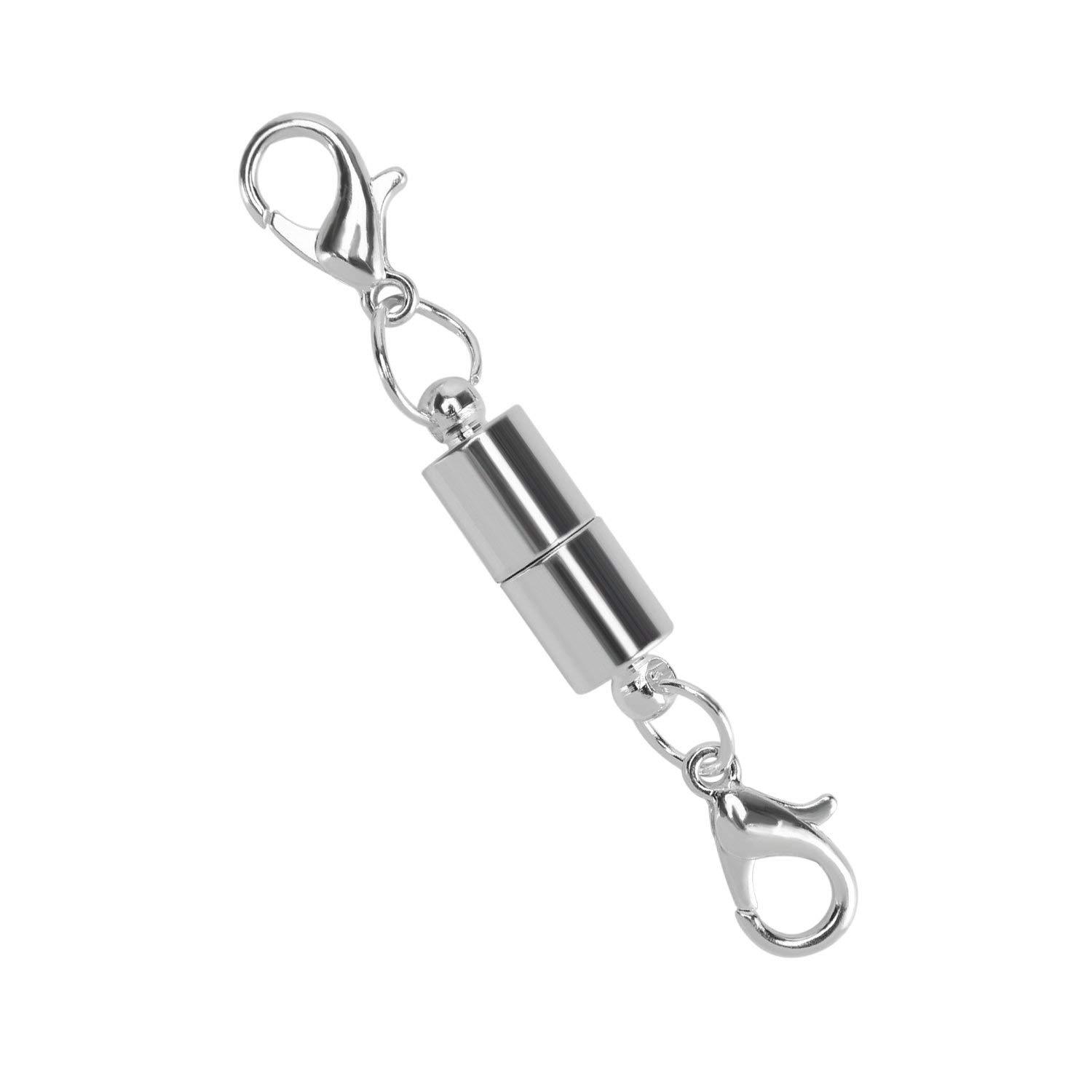 10 Pcs Gold & Silver Color Magnetic Lobster Clasp for Jewelry Necklace Bracelet