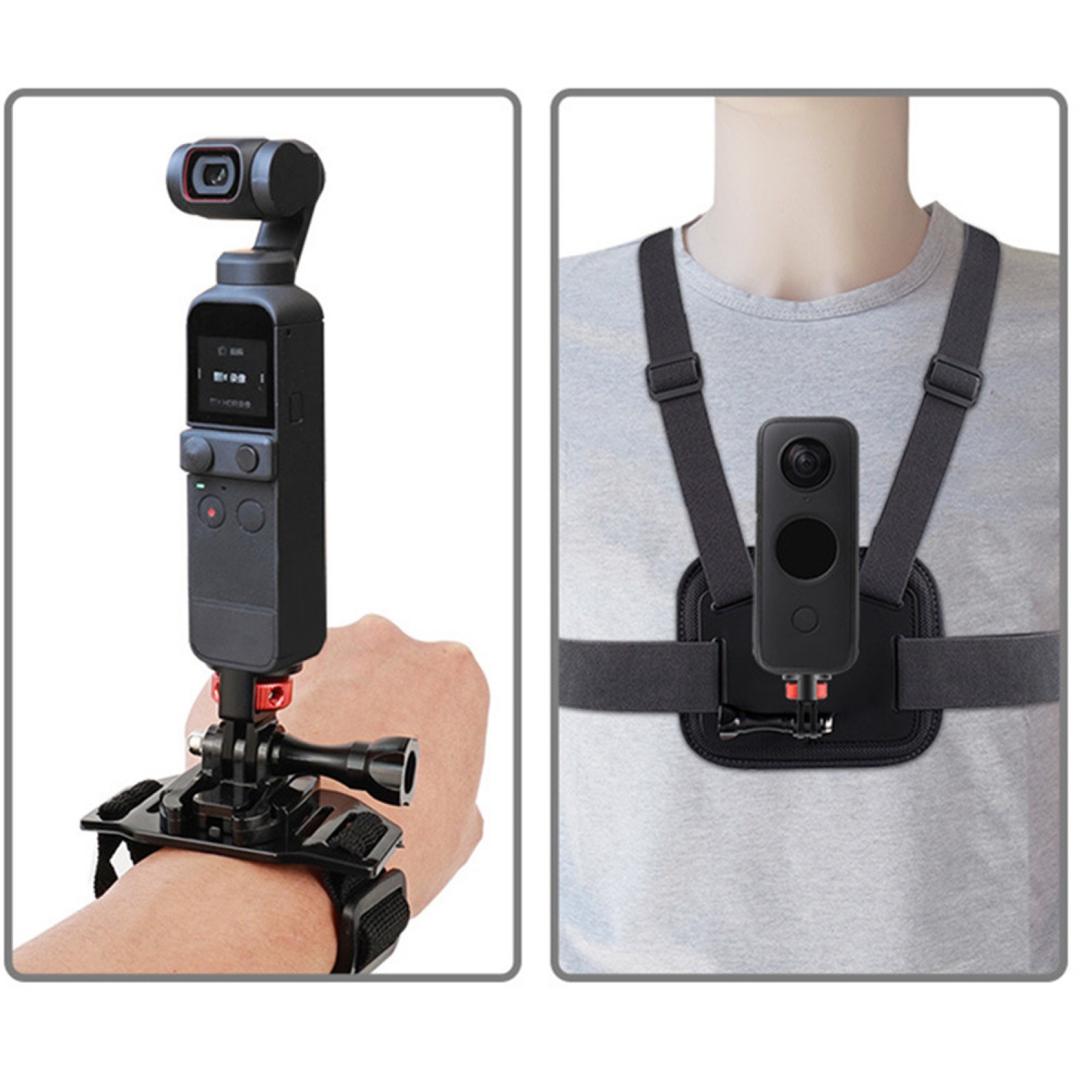 1/4 inch Screw Tripod Adapter Mount For Gopro Hero 10/9 Insta360 Aation Camera a