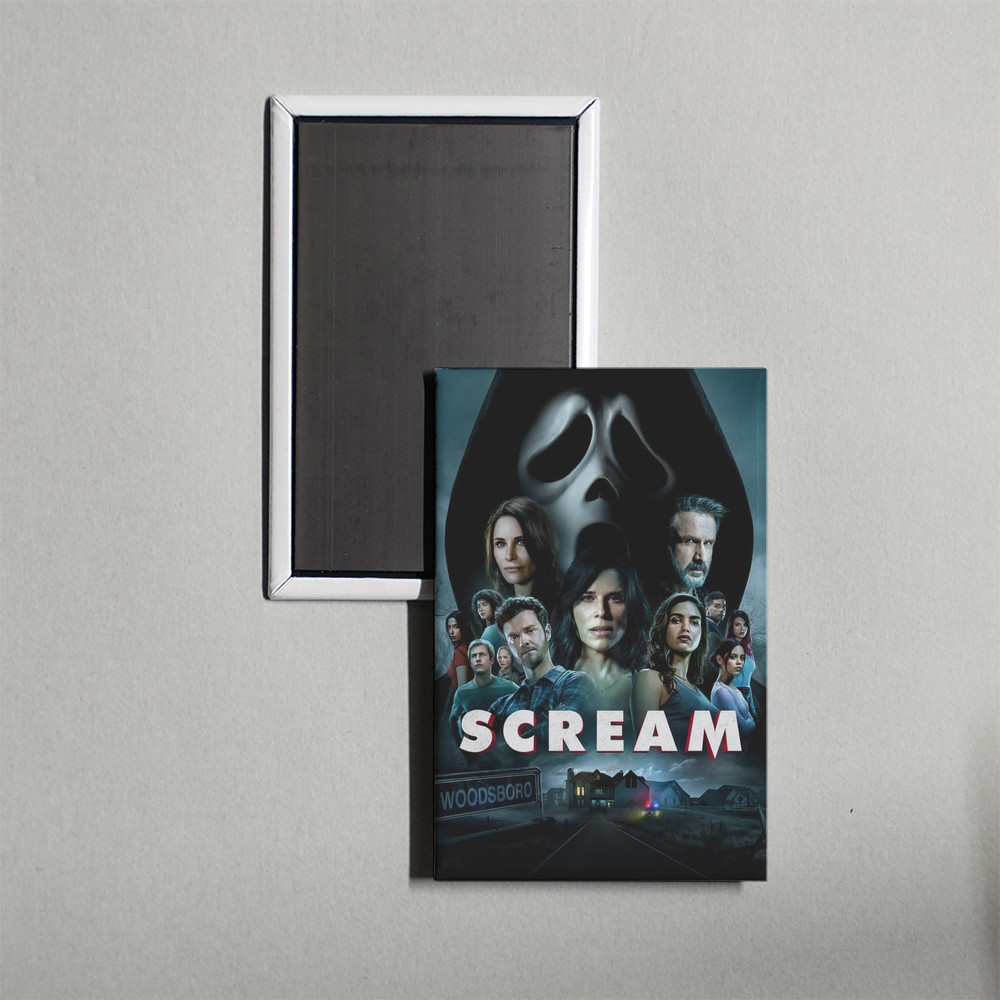 Scream Mini Movie Poster Fridge Locker Magnet