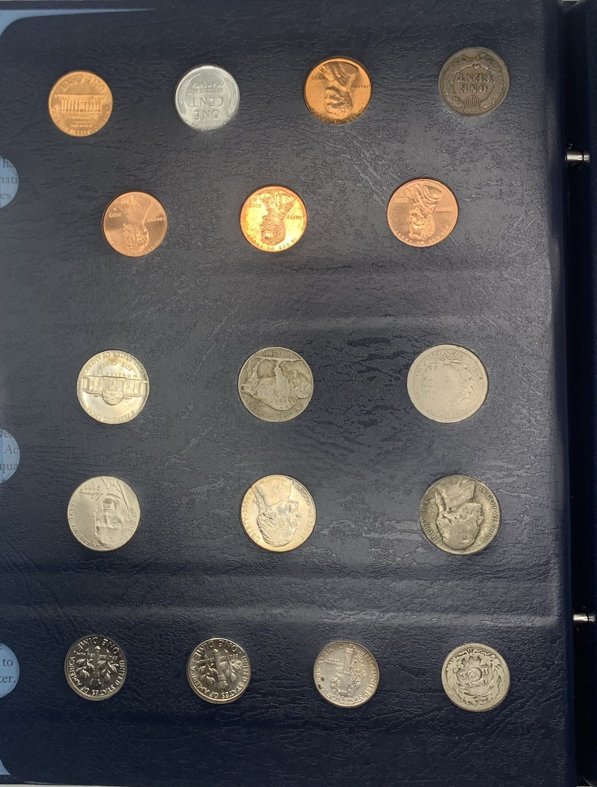 COMPLETE US 20th & 21st Century Type Coin Set W/Album SILVER BU COINS 26-S Peace