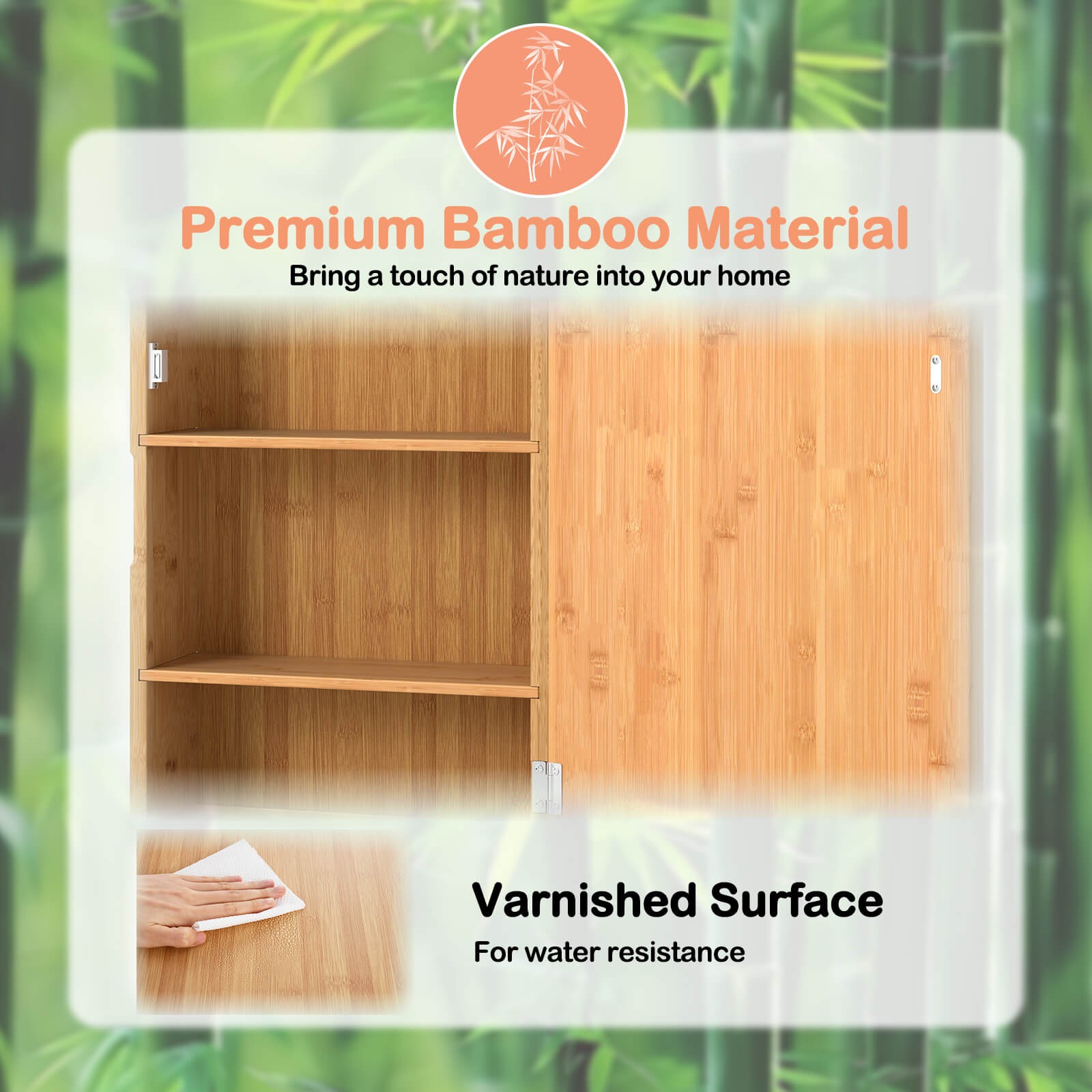 Small Medicine Cabinet w/Mirror Door & Removable Shelves for Compact Spaces