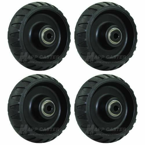4 Stretcher Cot Wheels used on Stryker EMS MX EZ LX DX 6080 6082 6500 Power