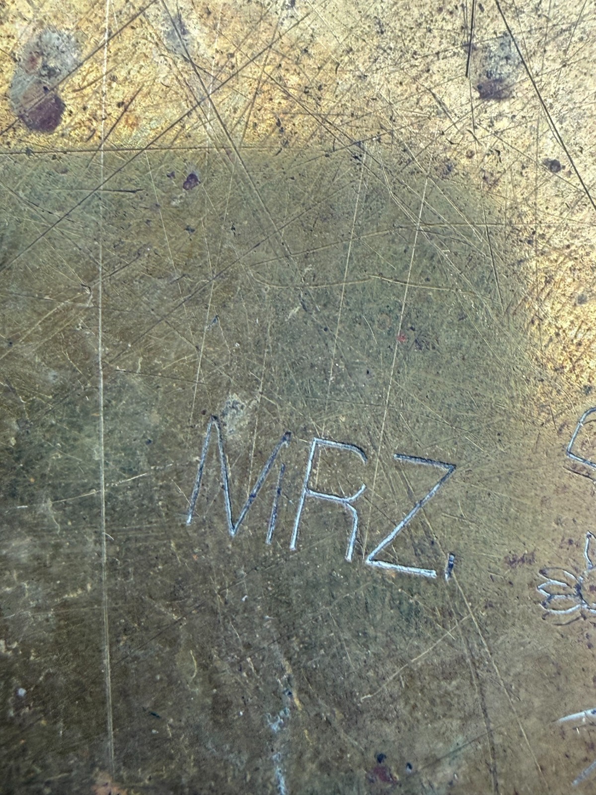 WWI German Trench Art Brass Artillery Shell – Karlsruhe Ammunition 1916