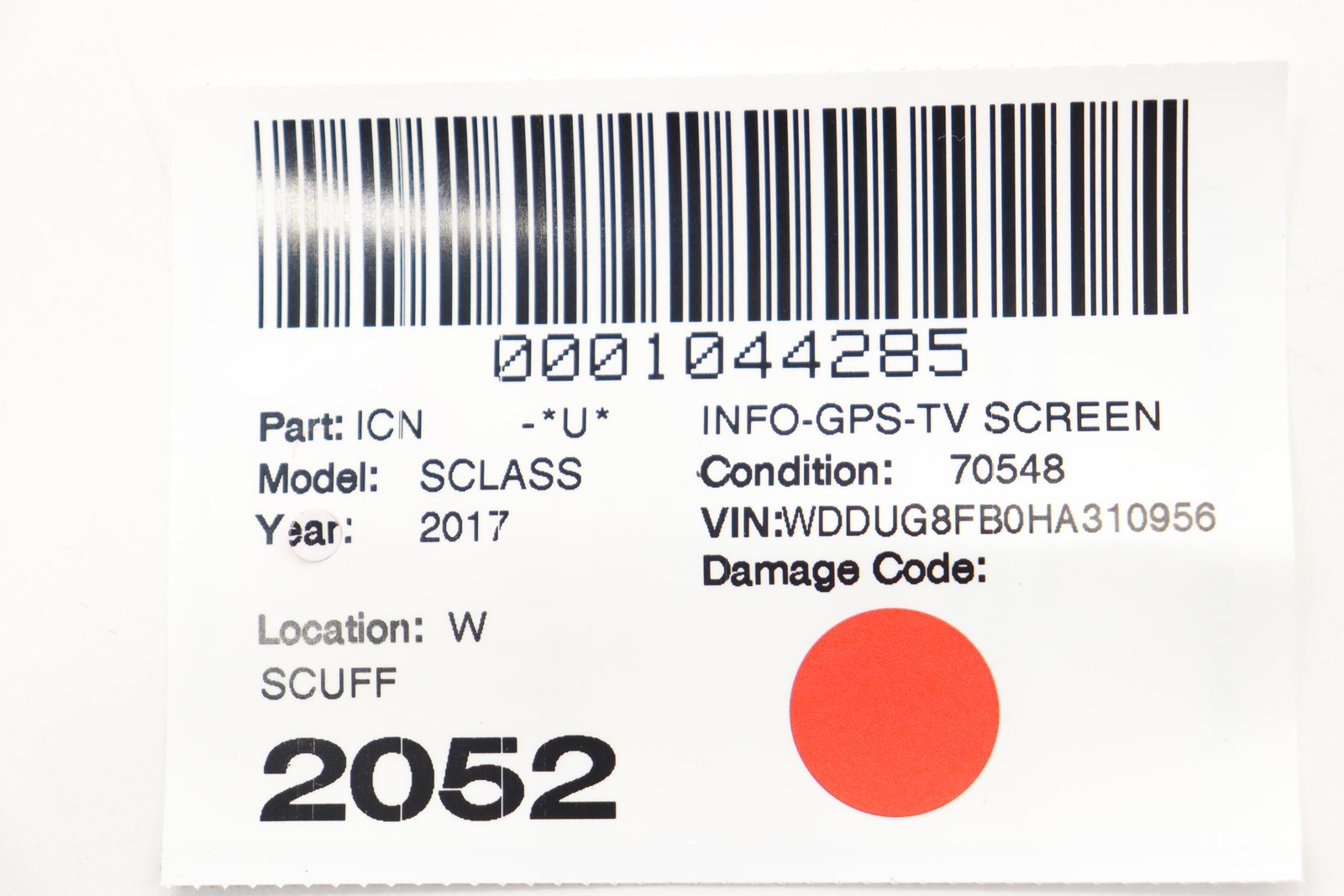 2014 - 2017 MERCEDES S550 W222 SPEEDOMETER DISPLAY MONITOR 12.3" OEM A2229005712