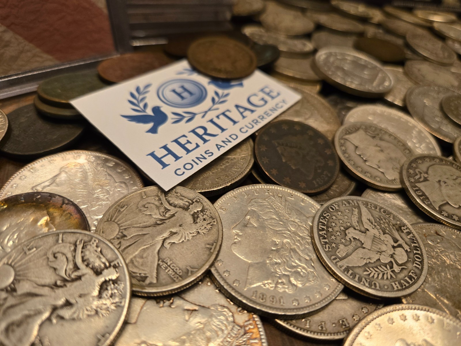 ESTATE SALE, OLD COINS, GOLD, .999 SILVER BARS, BULLION, RARE U.S. BILLS, PROOFS