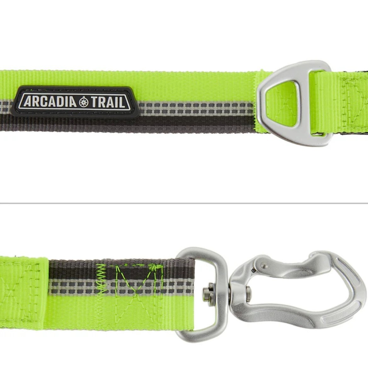 Arcadia Trail dog leash water resistant high visibility DOUBLE neoprene handle