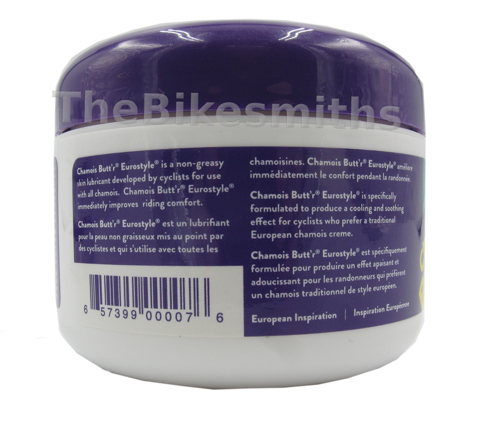 2PAK Chamois Butt'r Eurostyle Skin Cream 235mL/8oz Jar Bike Short Cooling Butter