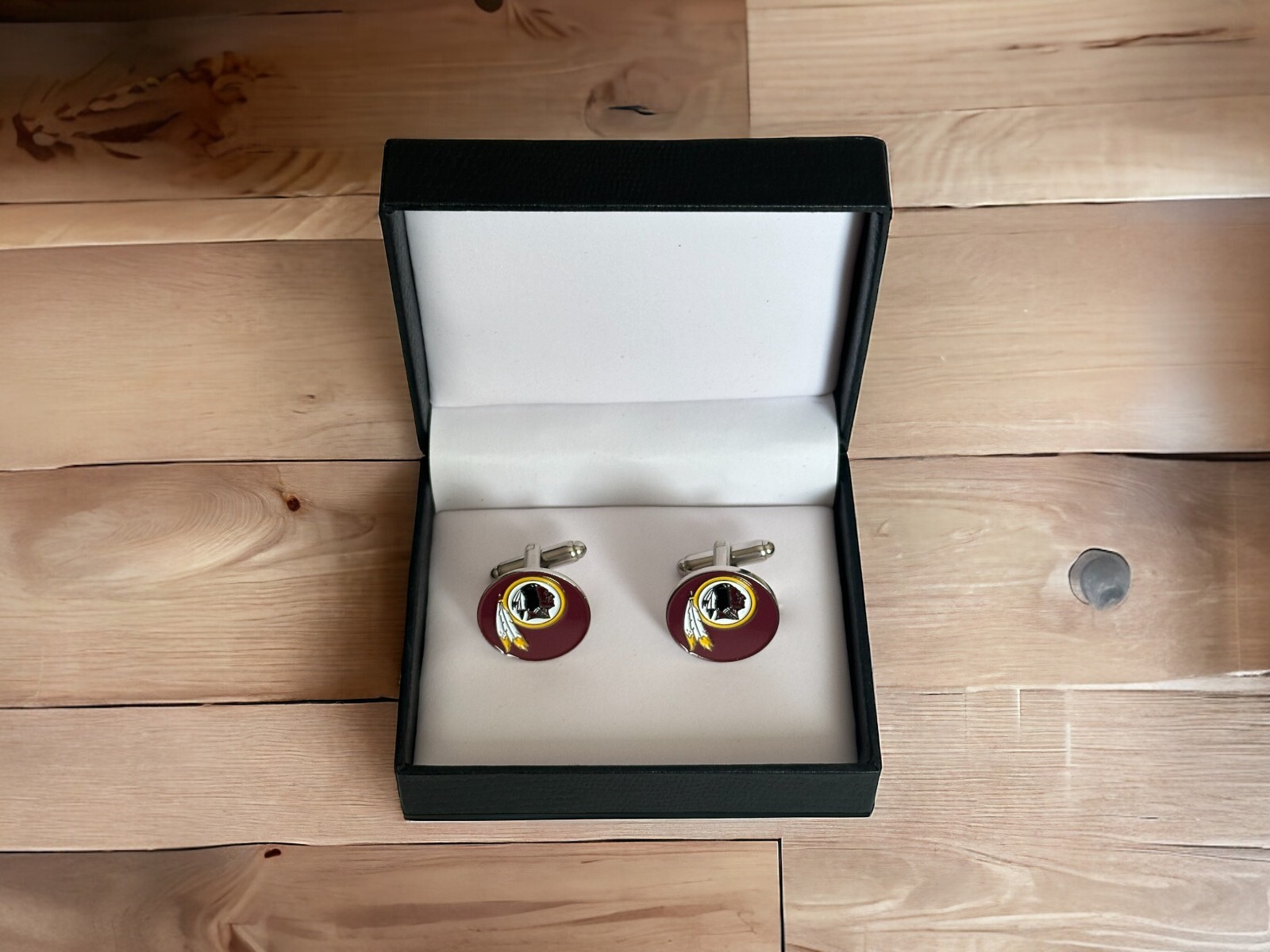 Washington Redskins Cufflinks, Tie Clip, Or Complete Set
