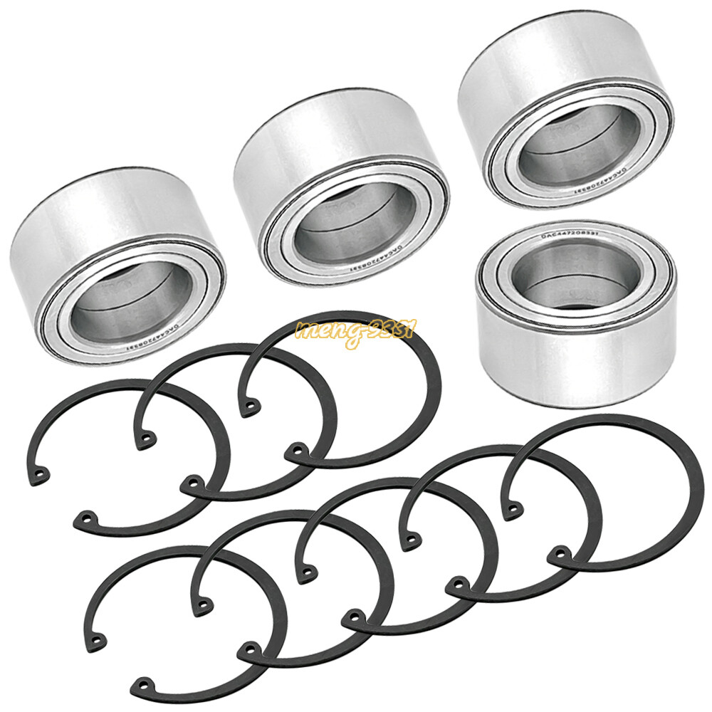 Front & Rear Wheel Bearings Set for Polaris Sportsman 850 XP/X2/Touring 09-2022