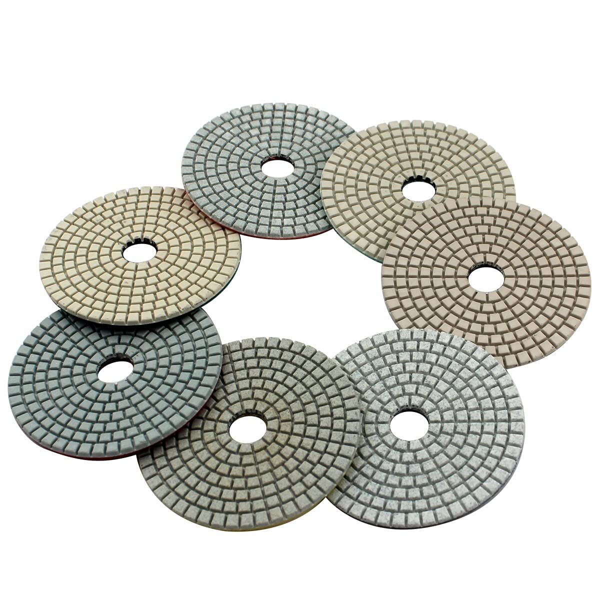 6 inch Diamond Polishing Pads Wet/Dry Granite Marble Stone Quartz Concrete