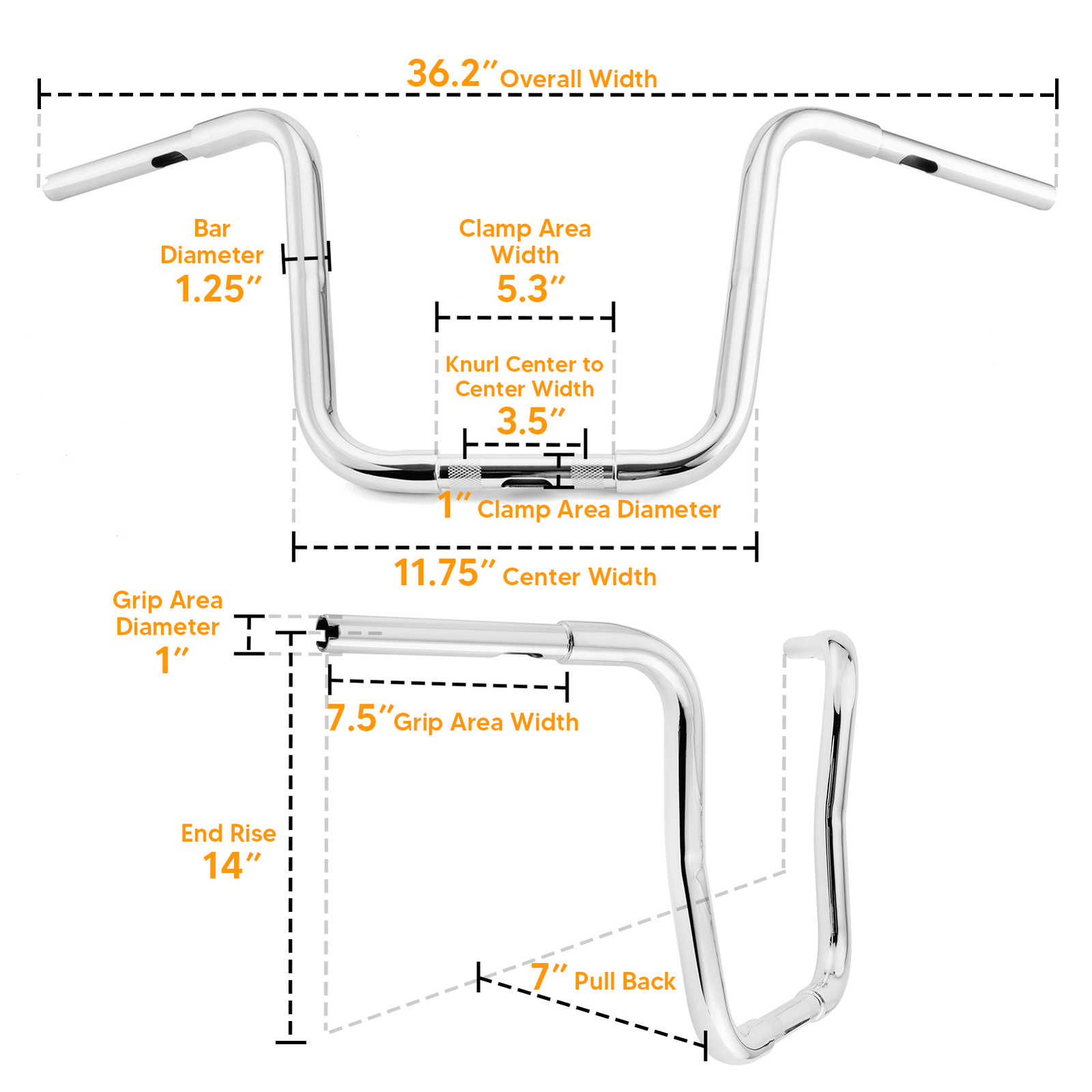 14" 16" 18" Gangster Ape Hanger Handlebar Cable Kit For Heritage Softail Non-ABS