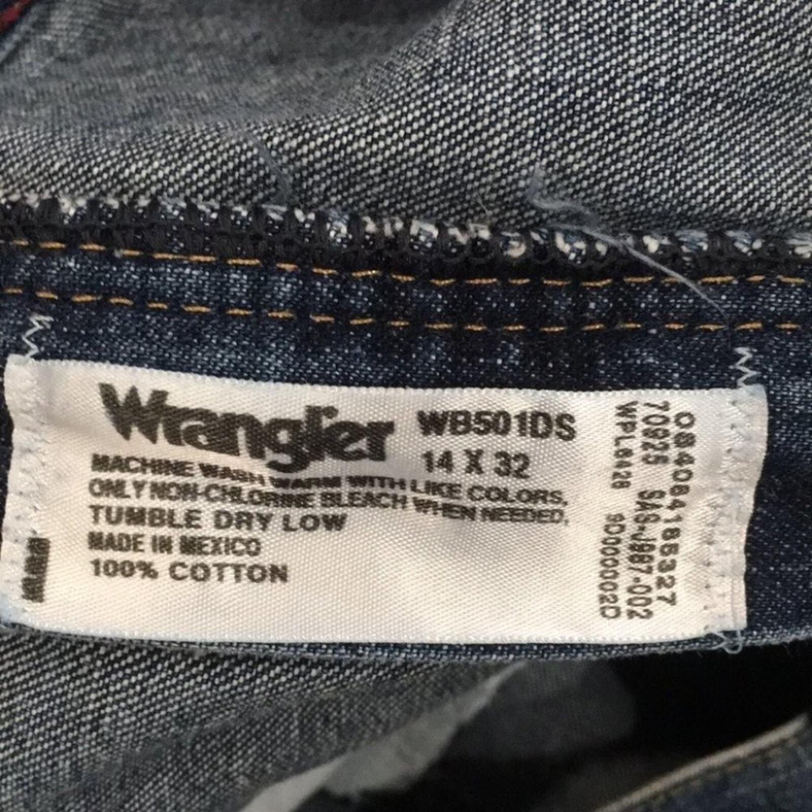 Wrangler Blues Women’s Sz 14x32 Denim High Rise Jeans 100% Cotton