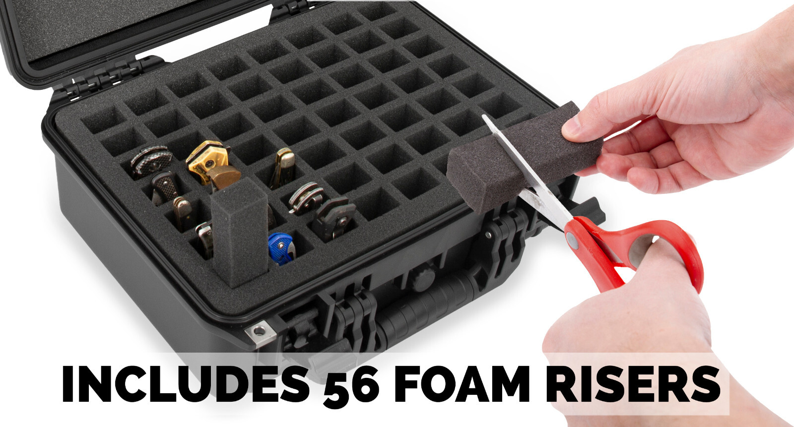 CM 56 Folding Knife Case Waterproof Pocket Knife Holder and Knife Box Organizer