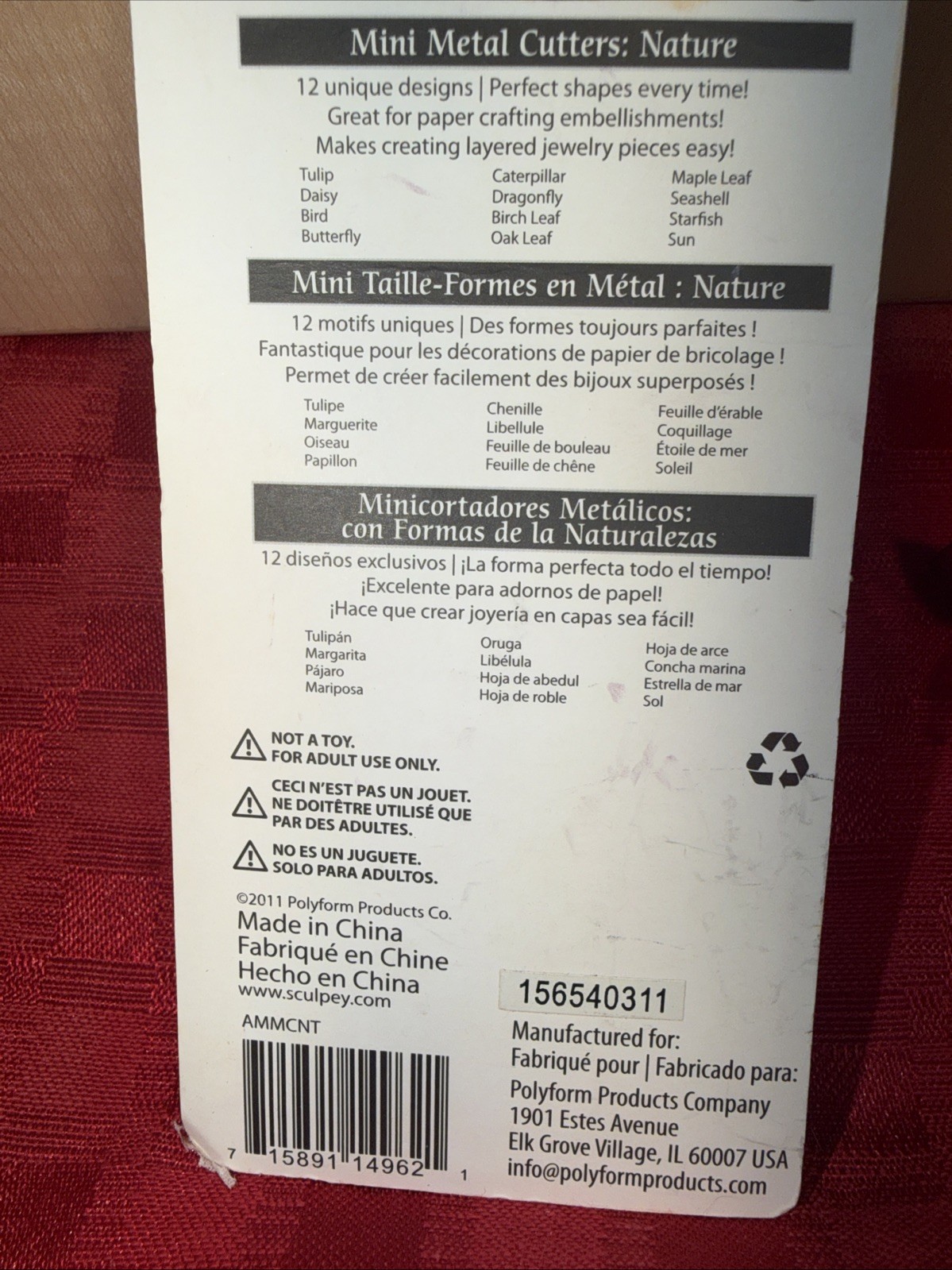 SCULPEY Premo Metal Cutters for Clay, Various Sizes, USED Plus More 19 Total