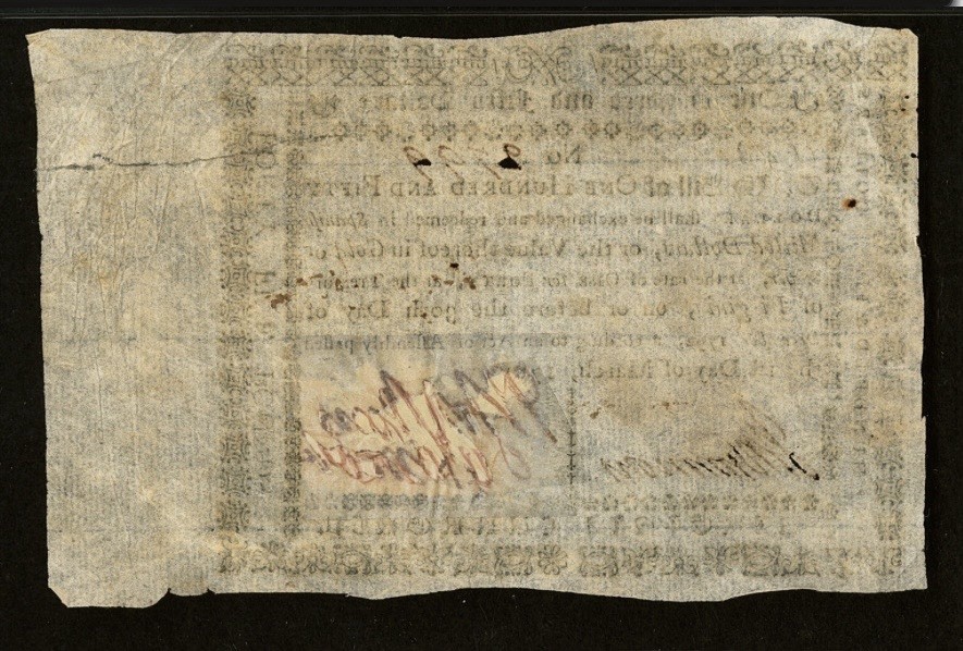 1781 VIRGINIA $150 Colonial Currency American Revolution Bank Note VA-206a, PMG