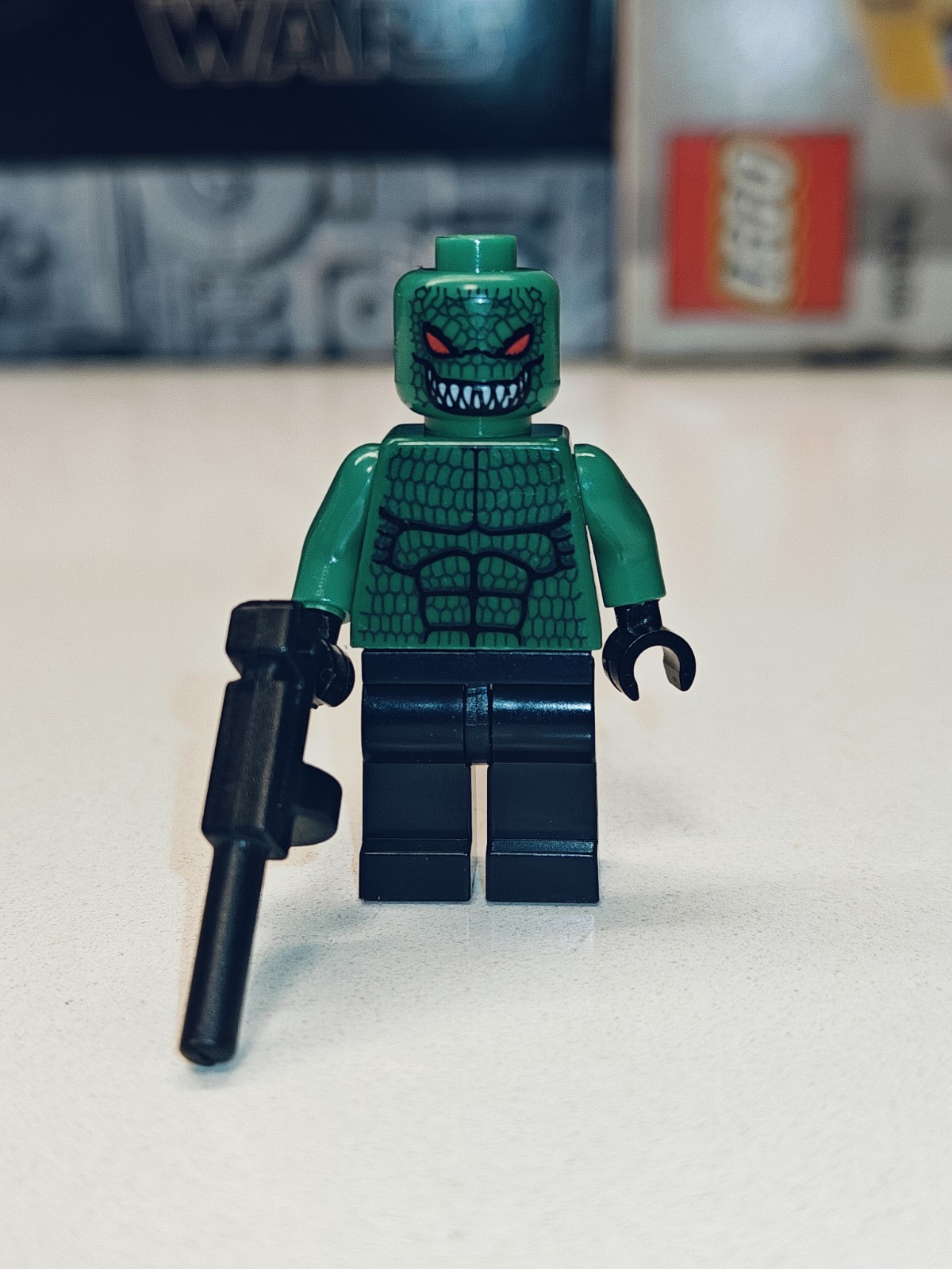 NEW DC Batman Killer Croc Custom Lego Minifigure 7780 The Batboat