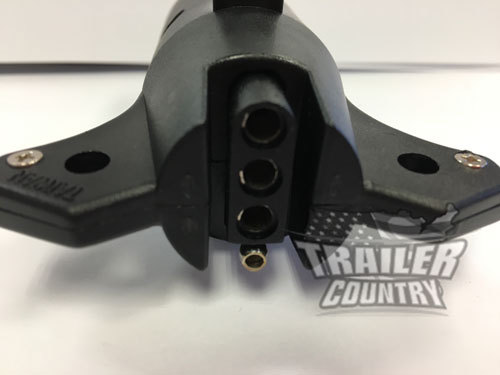 New 7 Way to 4 Flat Trailer Light Connector Adapter Plug