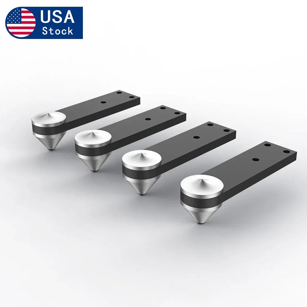 4X Combined Speaker Isolation Feet Speaker Floor Protector Sound Dampening Stand