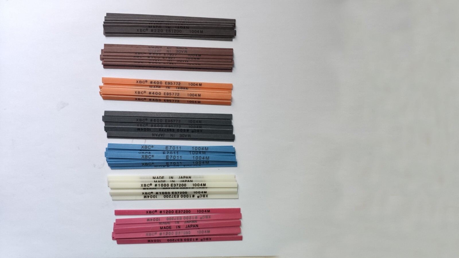 Polishing Ceramic Fibre Stone Japan Made 1004 Different Grits Lapping 70pcs