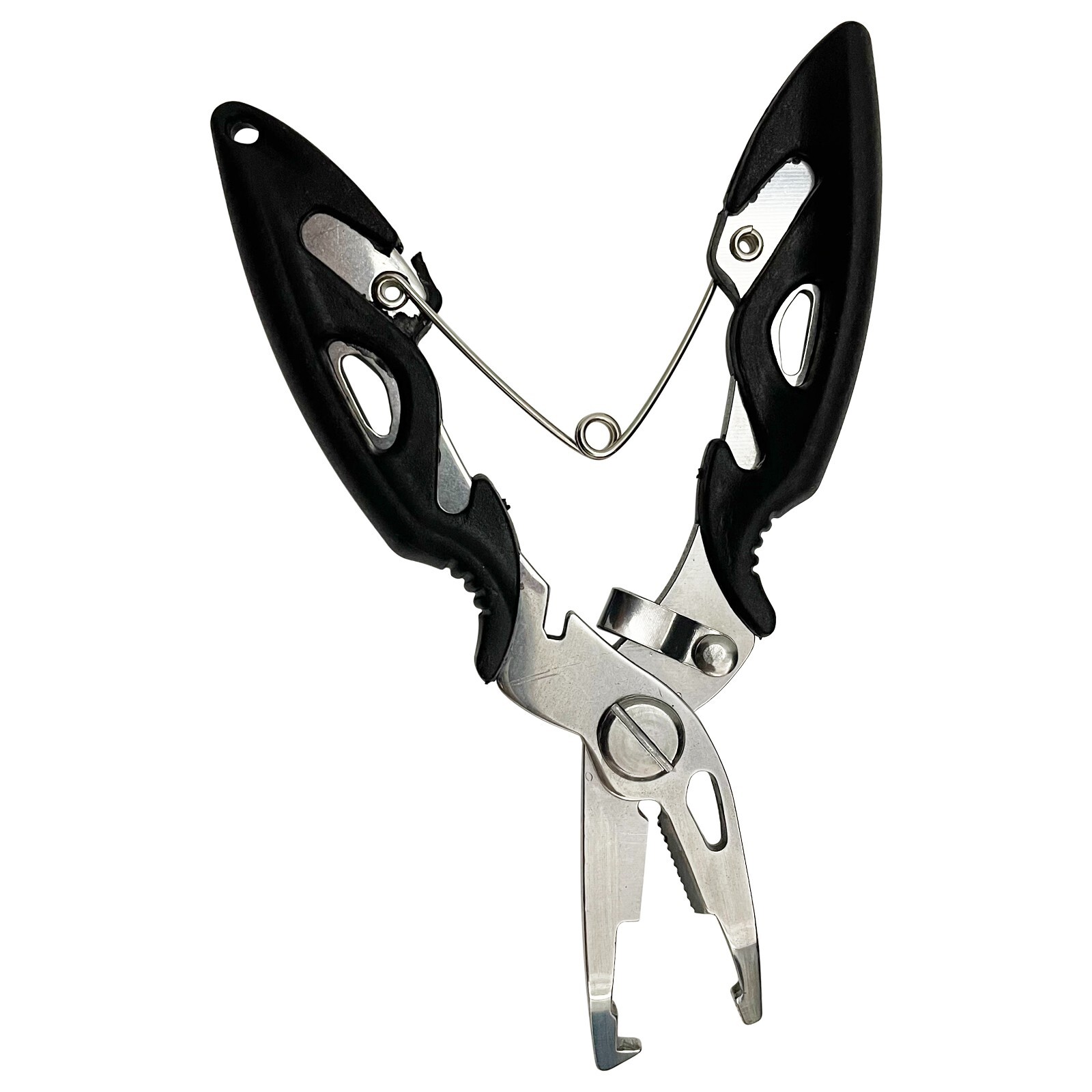 5” Lure Pliers Fishing Pliers Aluminum Split Ring-Hook Remover-Line Cutter