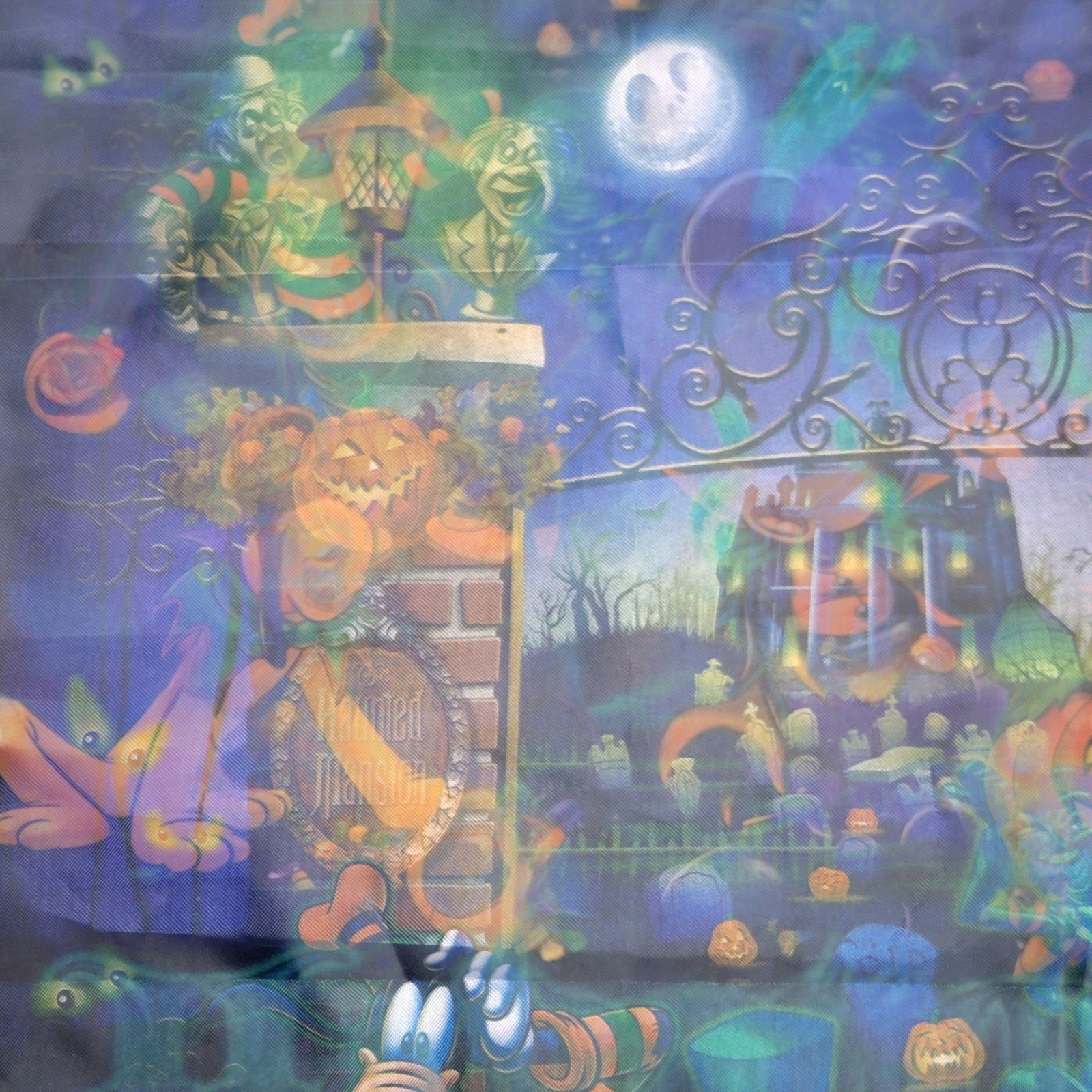 Disney Parks Haunted Mansion Halloween Garden Flag Banner Mickey Mouse Decor