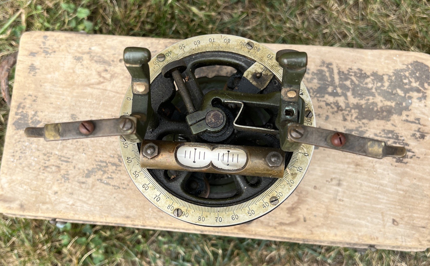 Early 1900’s Geier and Bluhm Surveyors Level with Box