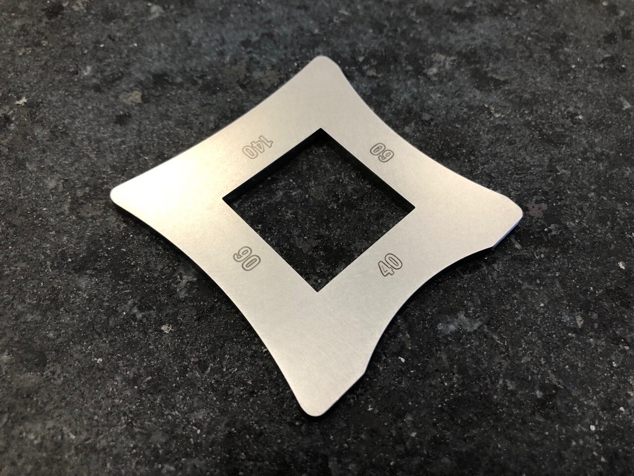 Scraper Control Gauge . . . scraping radius gauge "BIAX"