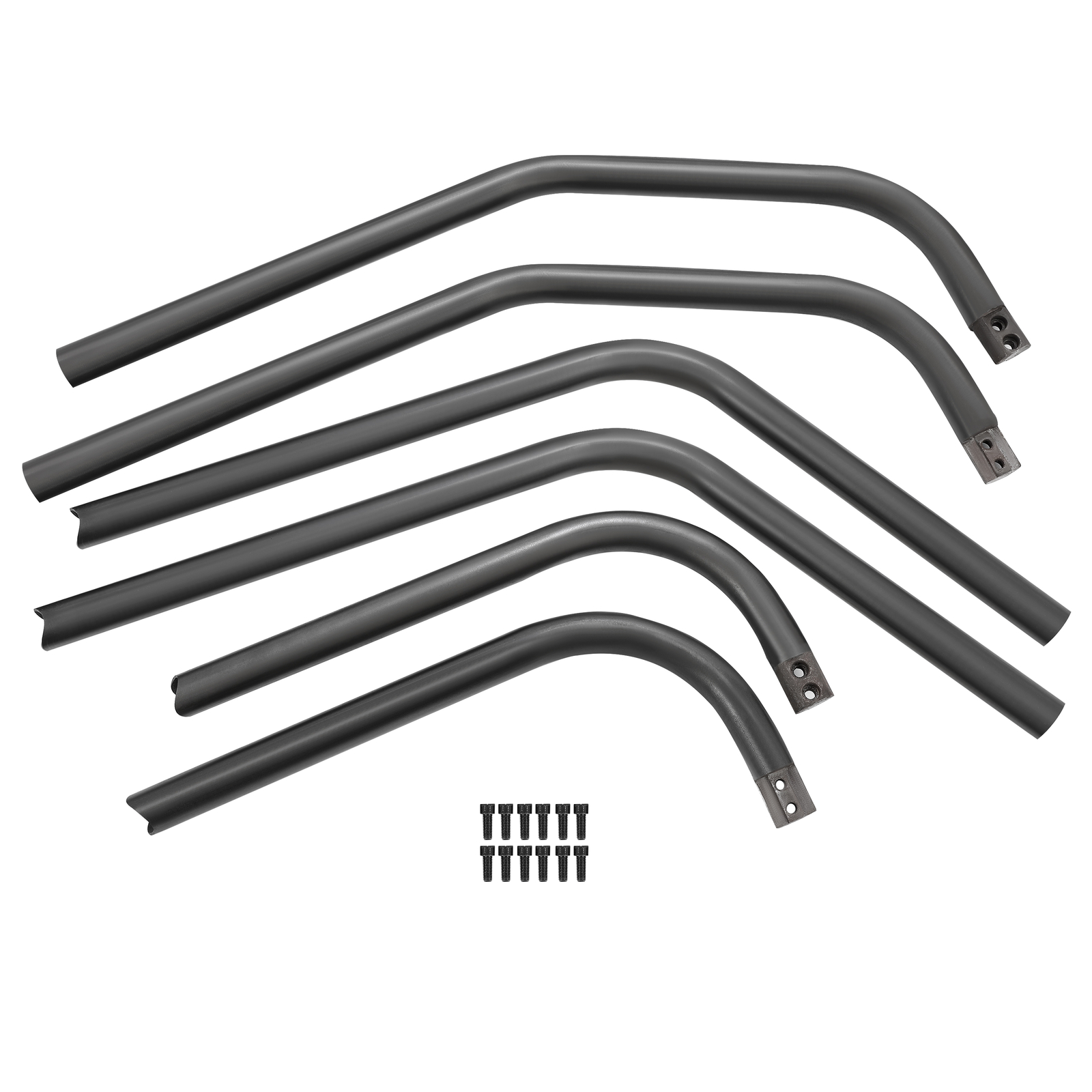 Universal Roll Cage Kit Steel Standard Roll Bars Repalcement For ALL 22107 Black