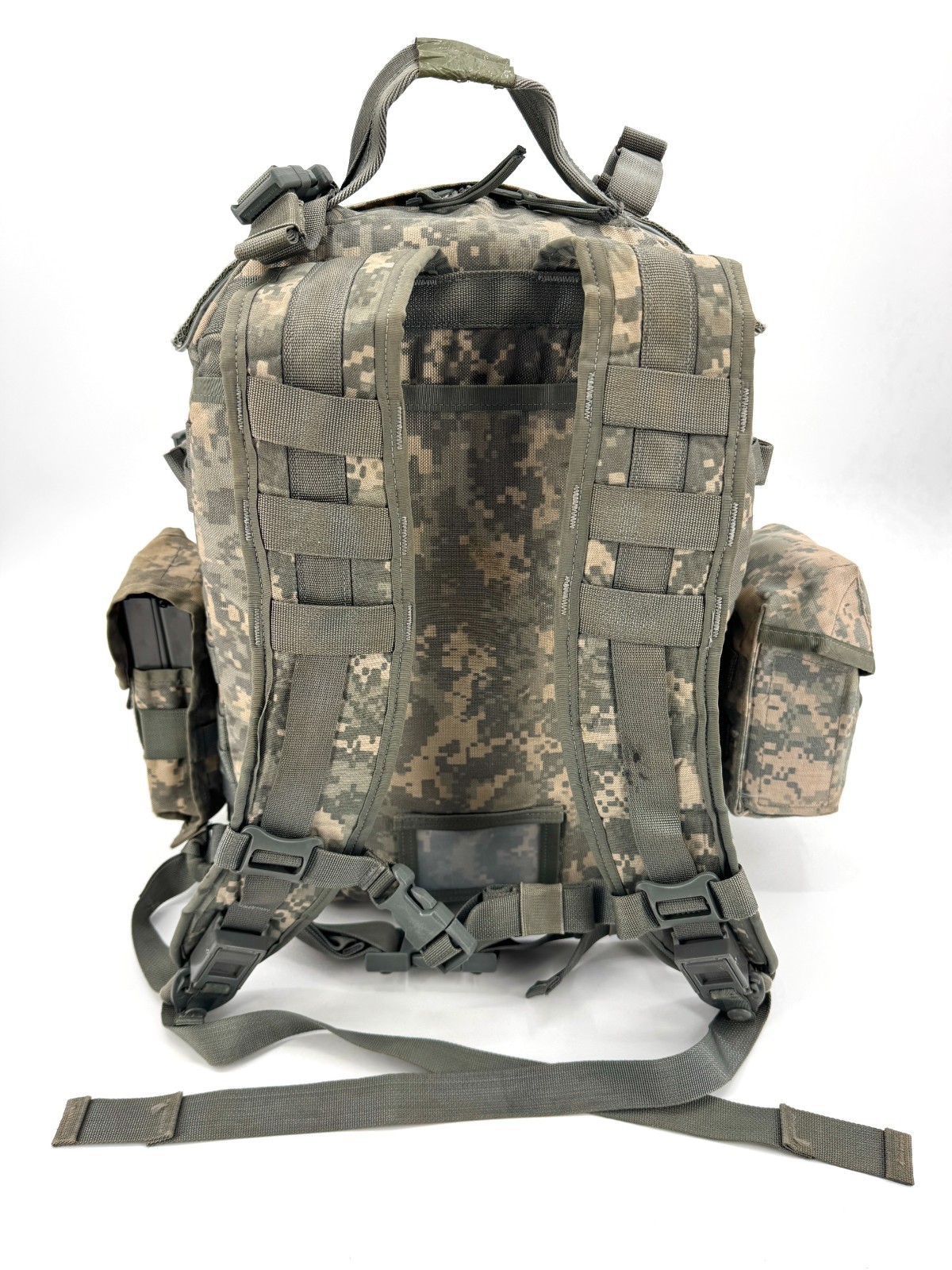 US Military MOLLE ACU 3 Day Assault Pack Backpack w/ IFAK and Double Mag Pouch