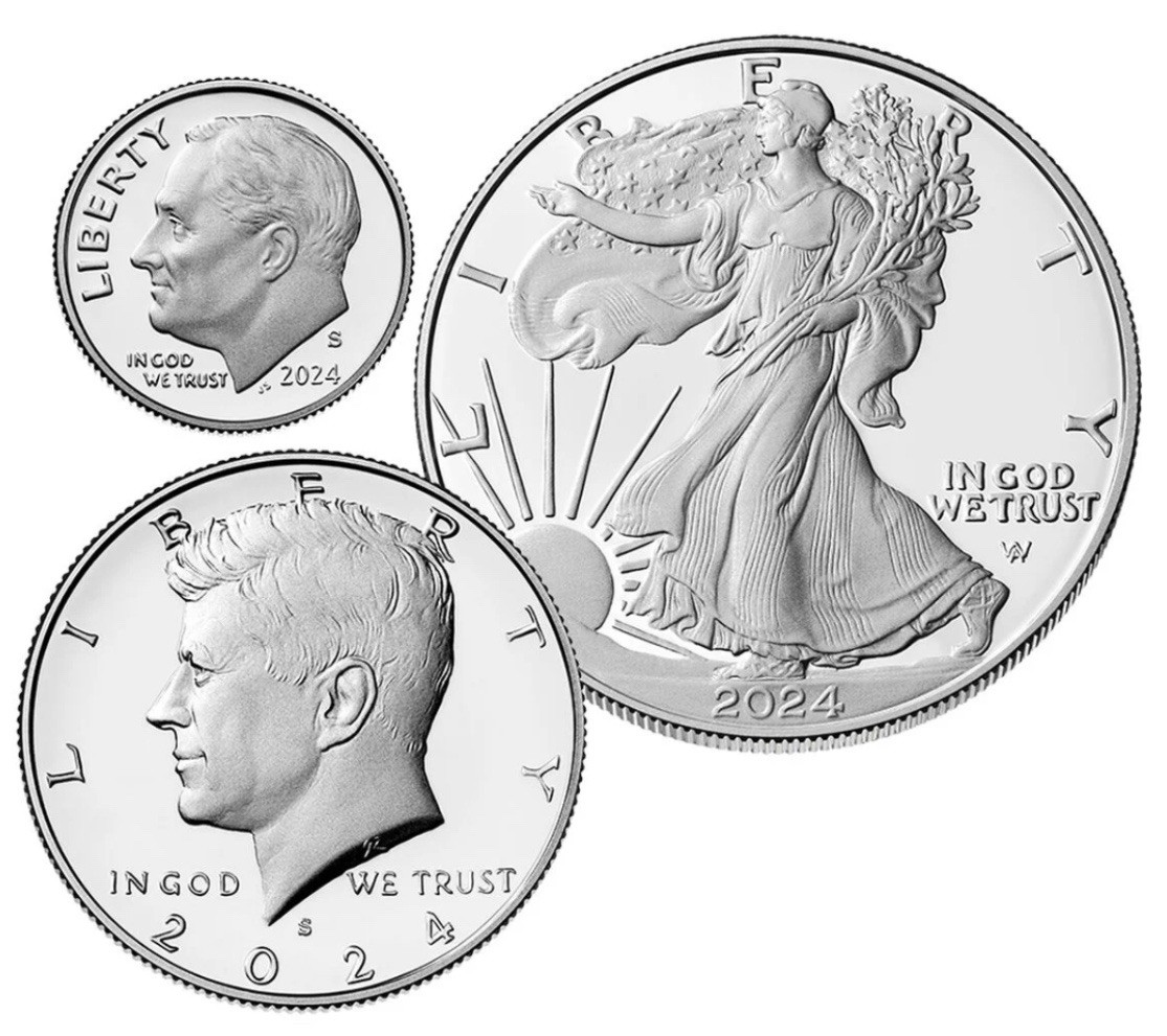 2024 - S Limited Edition Silver Proof Set With Original Box & COA. #C1630