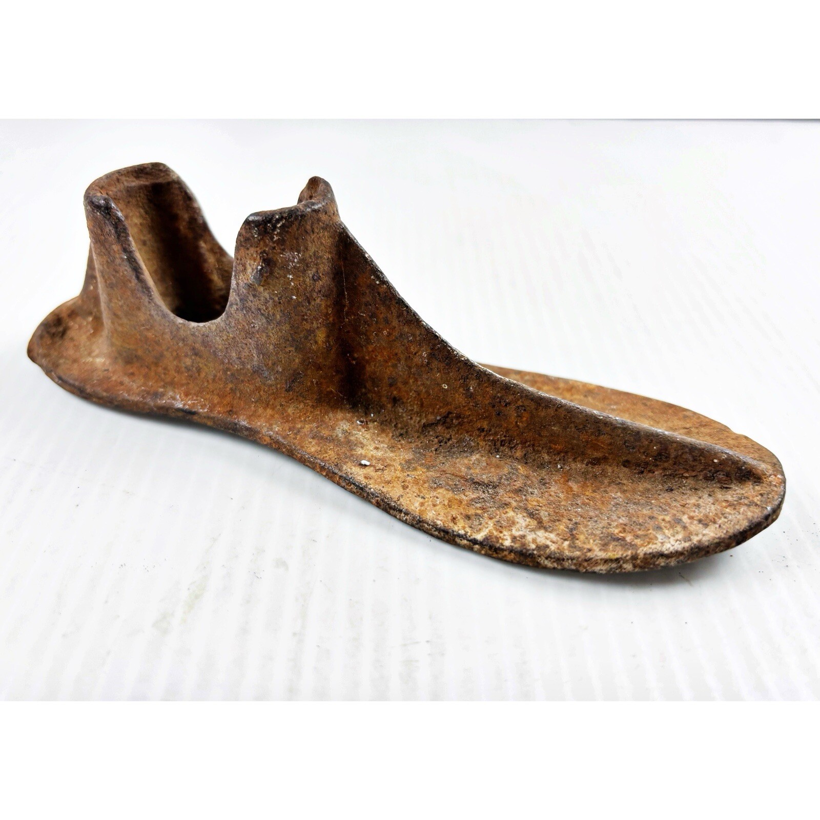 Cast Iron Cobbler Shoe Form Small Child Vintage Antique? 5.5” Small
