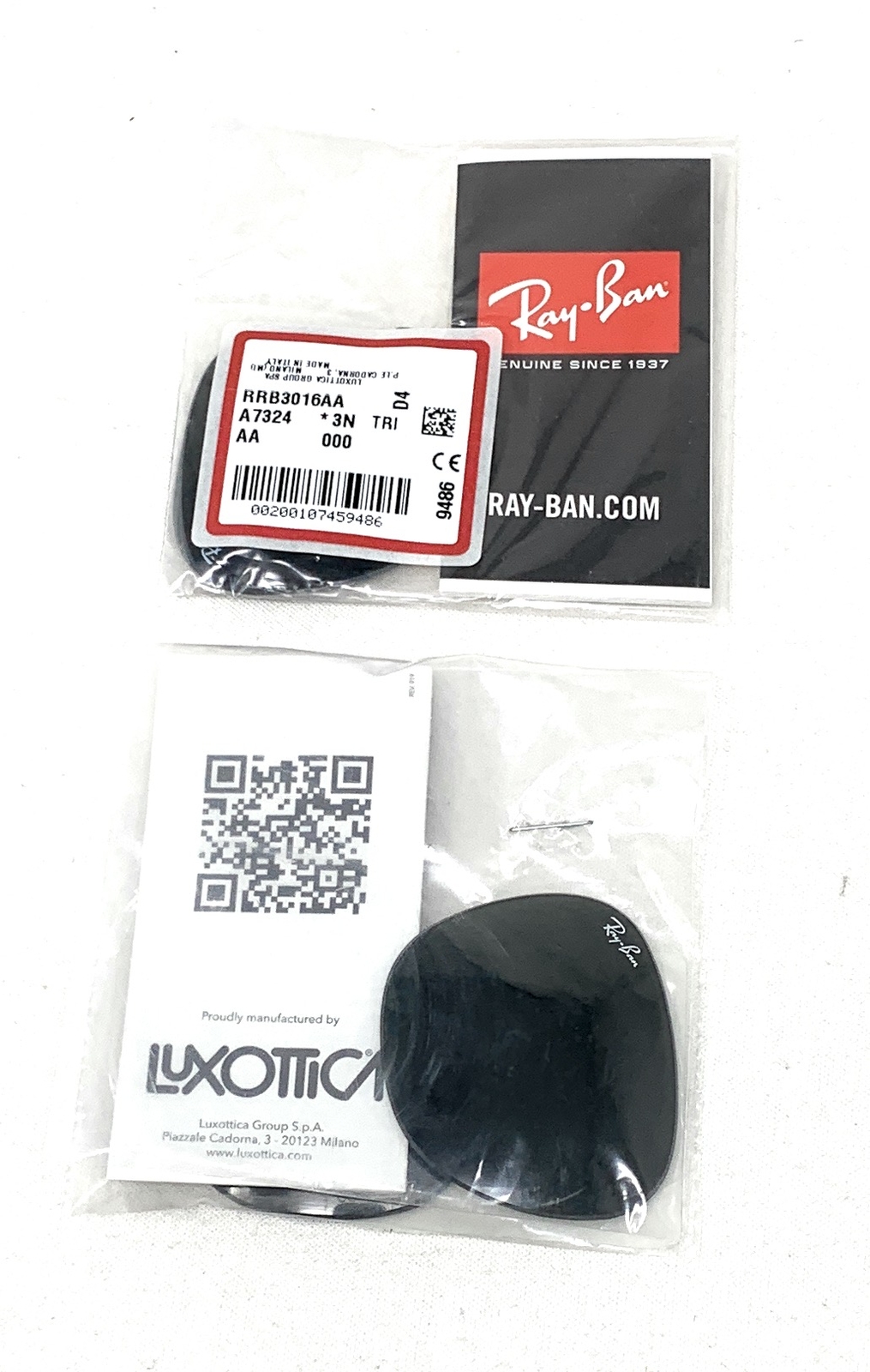 SEALED Genuine RAYBAN Replacement Lenses RB3016 Clubmaster G-15 Green 51mm