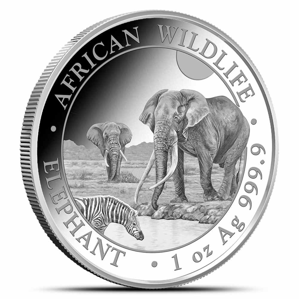 2026 1 oz Somalia Silver Elephant Coin (BU)