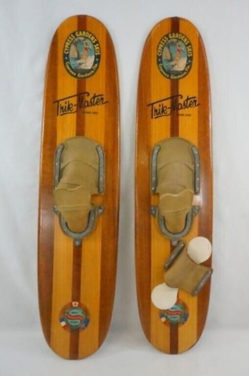 Cypress Gardens Wood Water Skis Trik Master 40" WORLD CHAMPIONSHIP Internatonal