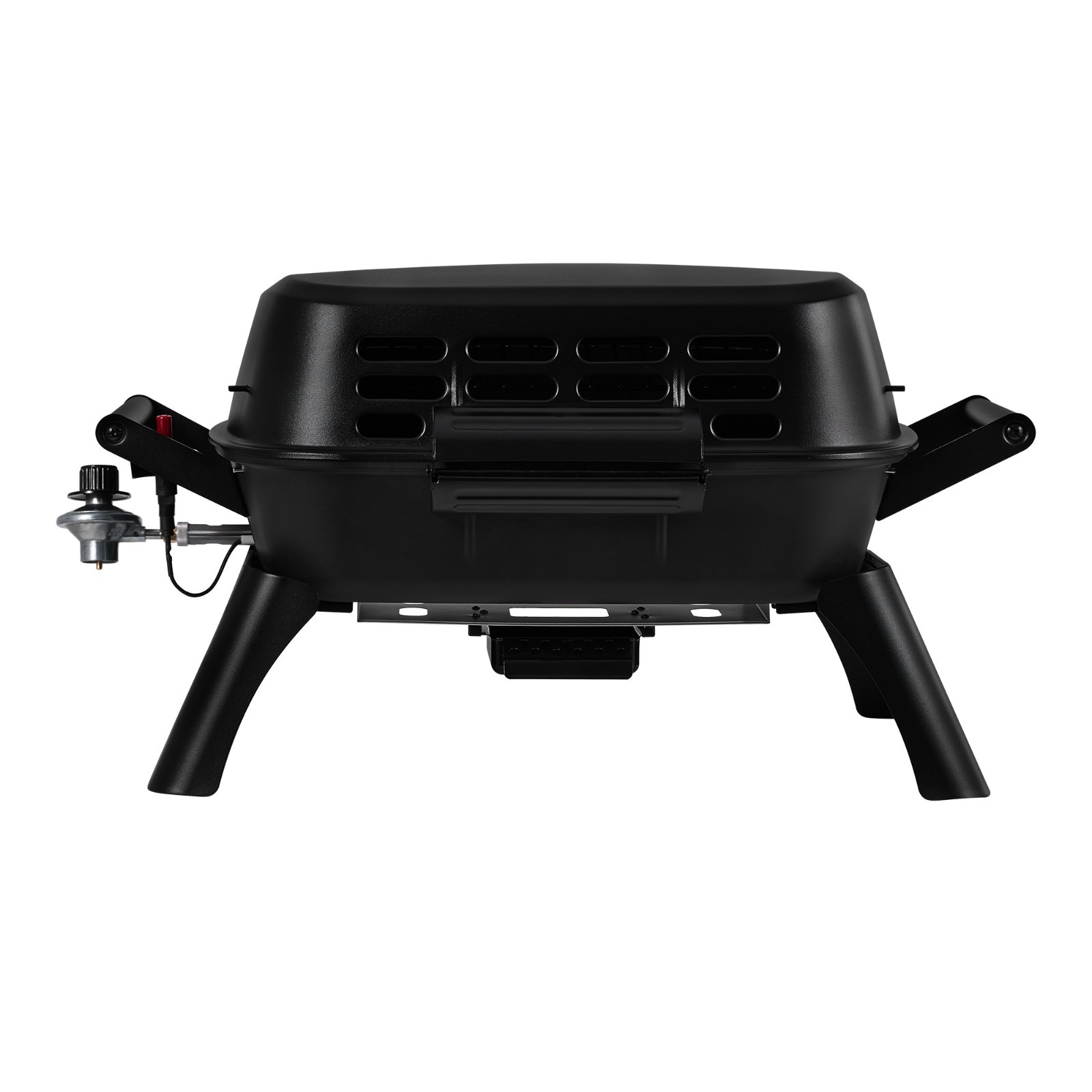 Royal Gourmet Tabletop Propane Gas Grill with Travel Locks/Folding Leg Black