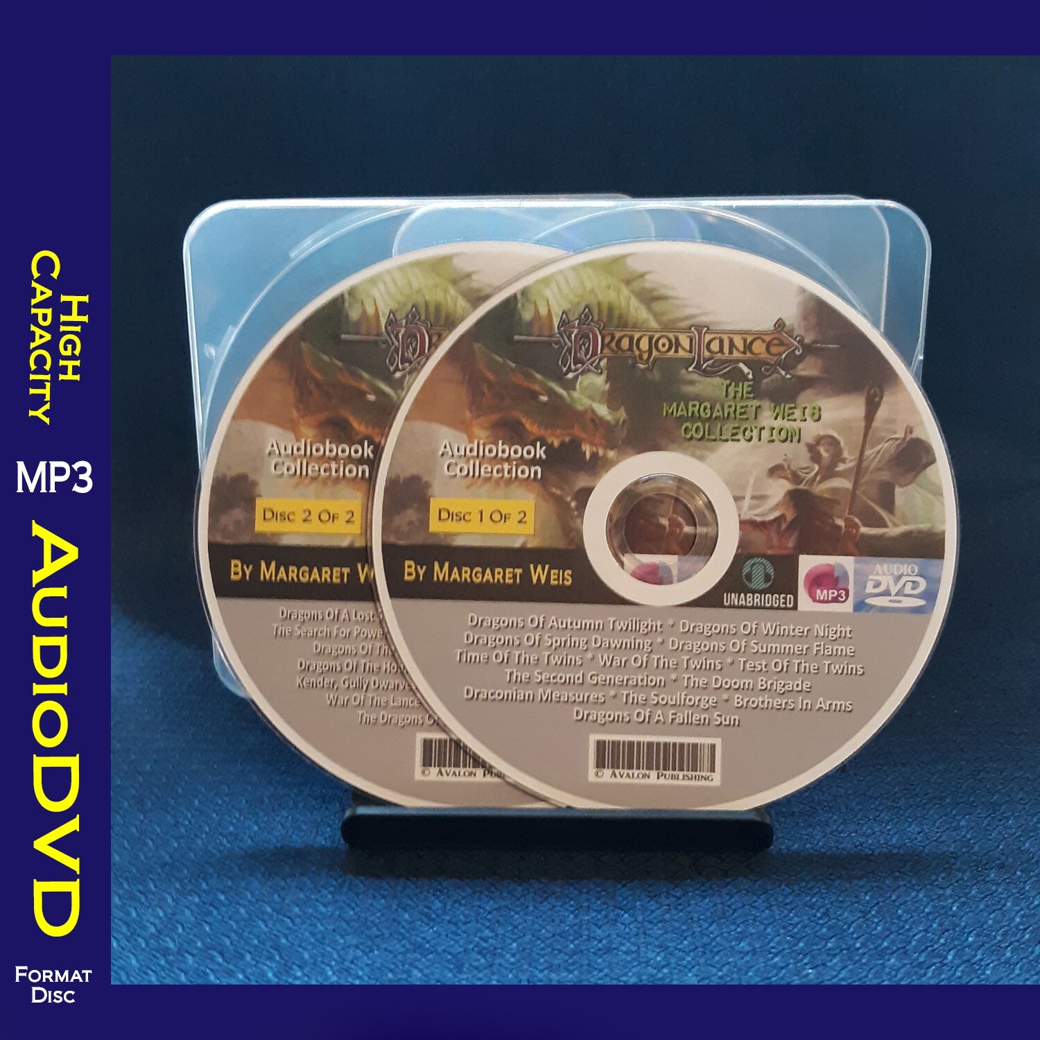 The DRAGONLANCE By Margaret Weis 33 MP3 Audiobook Collection