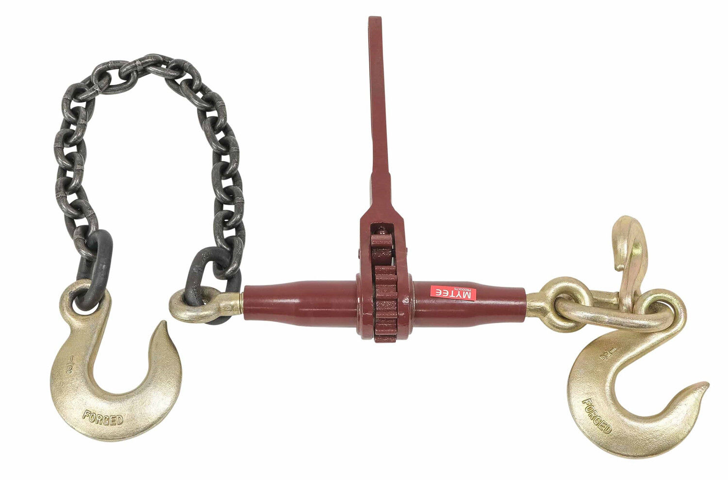 Ratchet Pro Binder w/ 3/8" Grab & 1/2" Sling Hook, & 2' G8 Chain & 1/2" Sling...