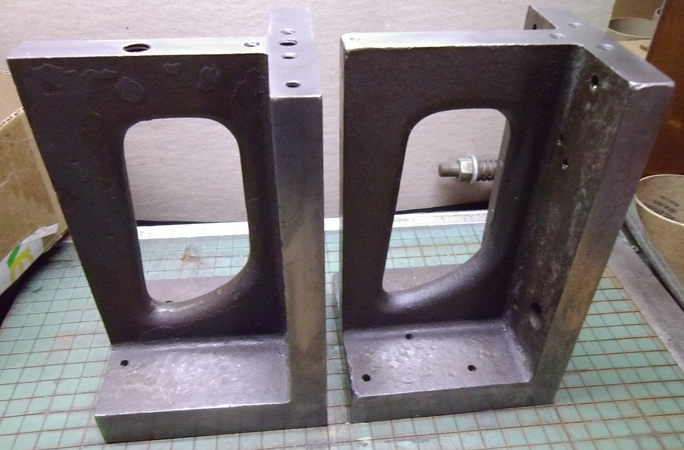 336 = Box Angle Plates Machined Pair 4-1/2 x 5 x 8 (Qty.1 Pair