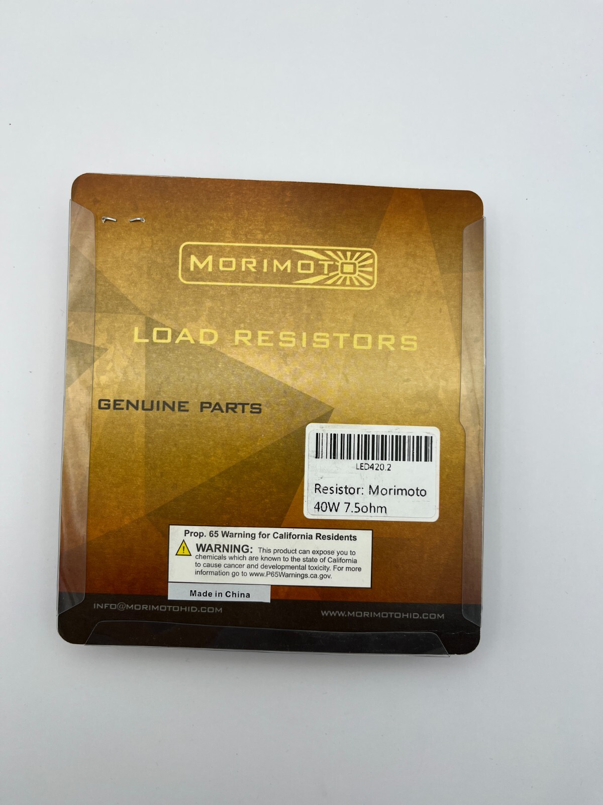 Morimoto HD Load Resistors 40W 7.5 ohms per resistor ( 2 PACKS)