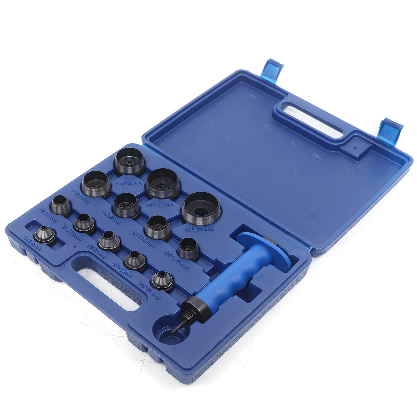 Hollow Punch Hole Punch Set Gasket Punch Set 3/16” to 1-3/8” Inch (5-35mm)