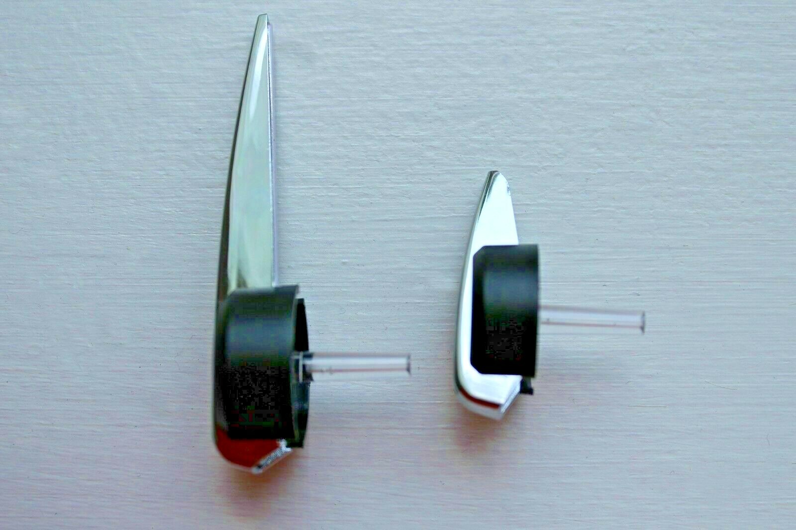 Escalade Premium Speedo Cluster Pointers Set 2003-2013 GM Black Chrome White New