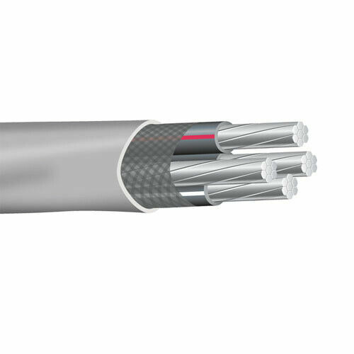 4-4-4-6 Aluminum SER Service Entrance Cable PVC Jacket Lengths 25' to 1000'
