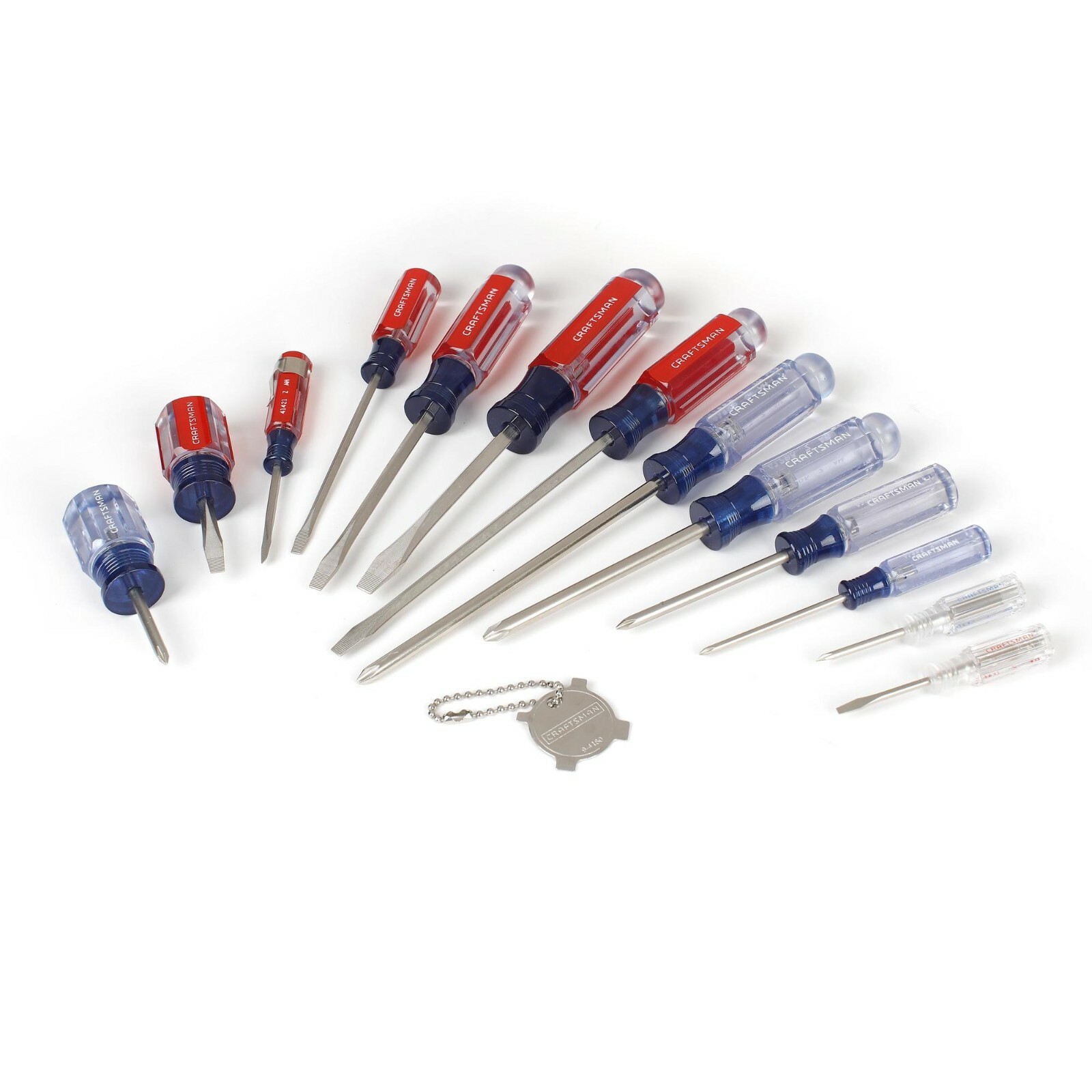 Craftsman 14 piece Screwdriver Set 6 Phillips & 7 Slotted Flat Head