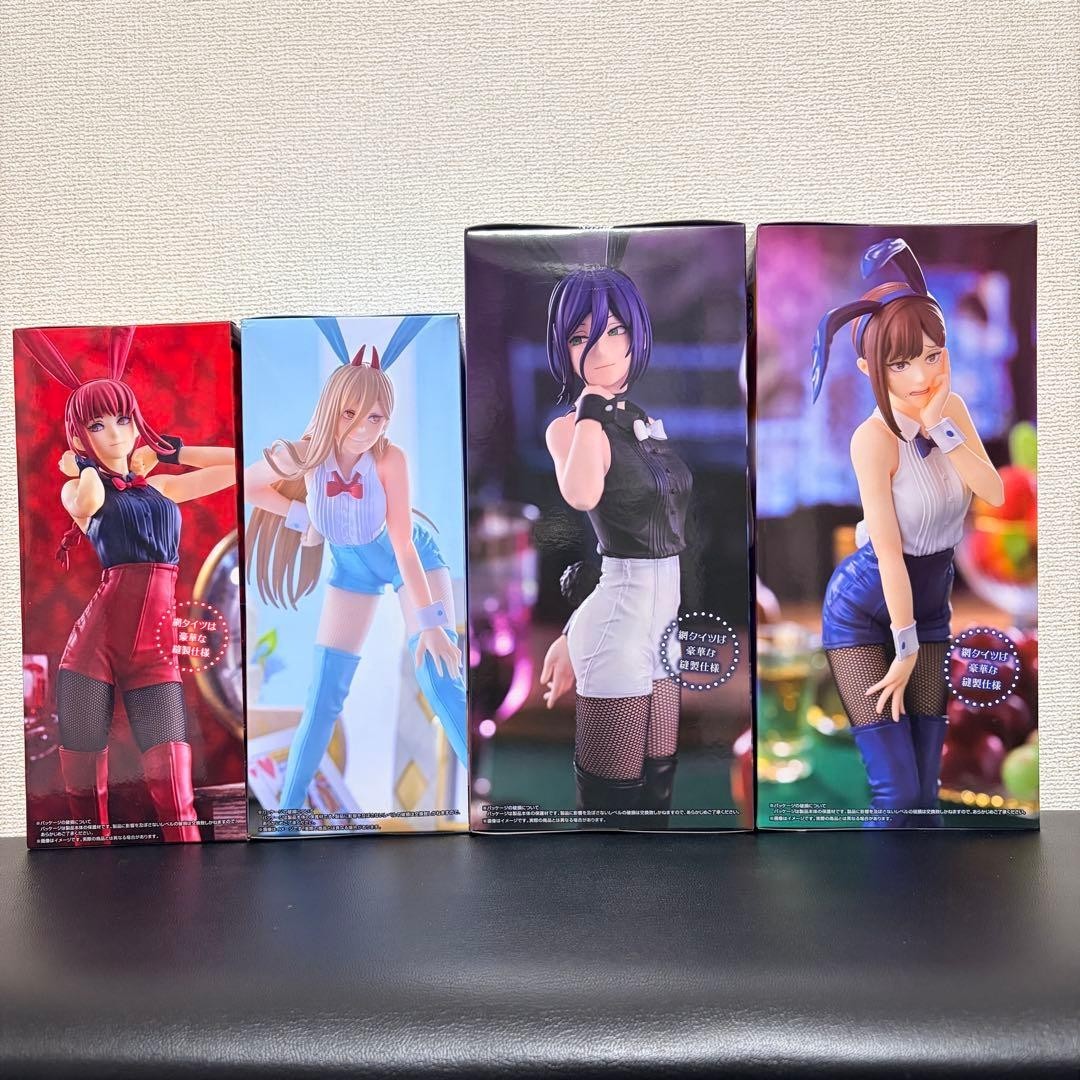 Chainsaw Man BiCute Bunnies Figure Power & Makima ＆ Kobeni ＆ ReZe Limited Figure