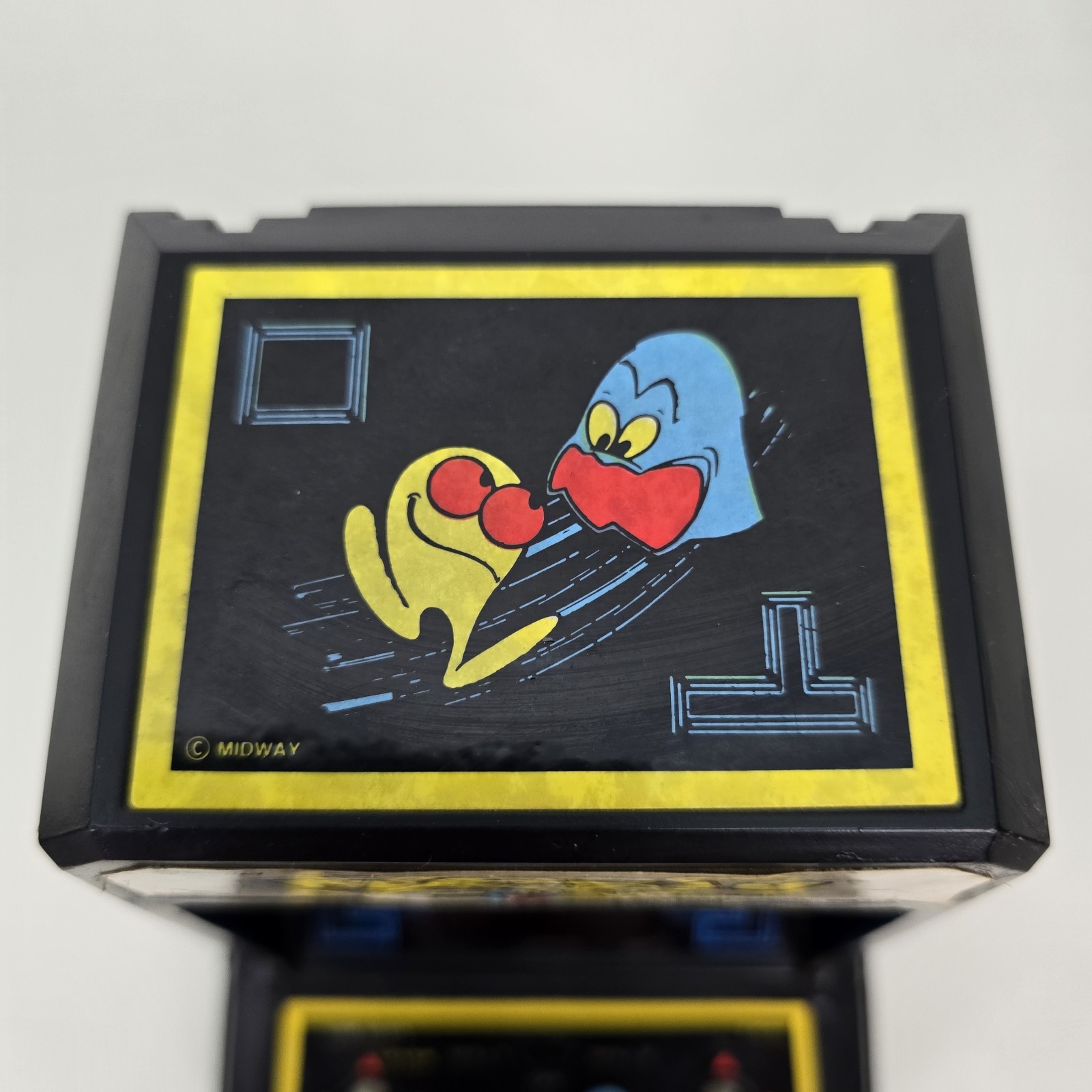 Vintage 1981 Tabletop Pac-Man Arcade Game by Midway's Coleco Works Perfect