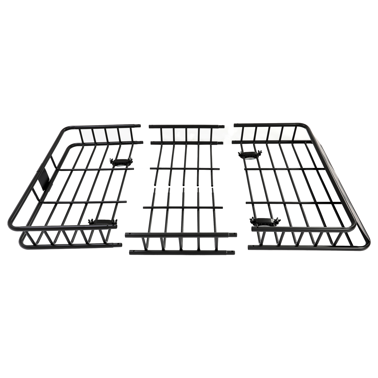 64" Roof Rack Basket Cargo Carrier w/ Extension Top Luggage Holder For SUV