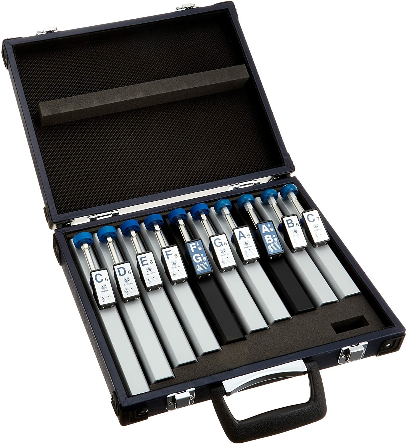 SUZUKI HB-100 Tone chime Handbell 10 Sound Musical instrument Aluminum new F/S