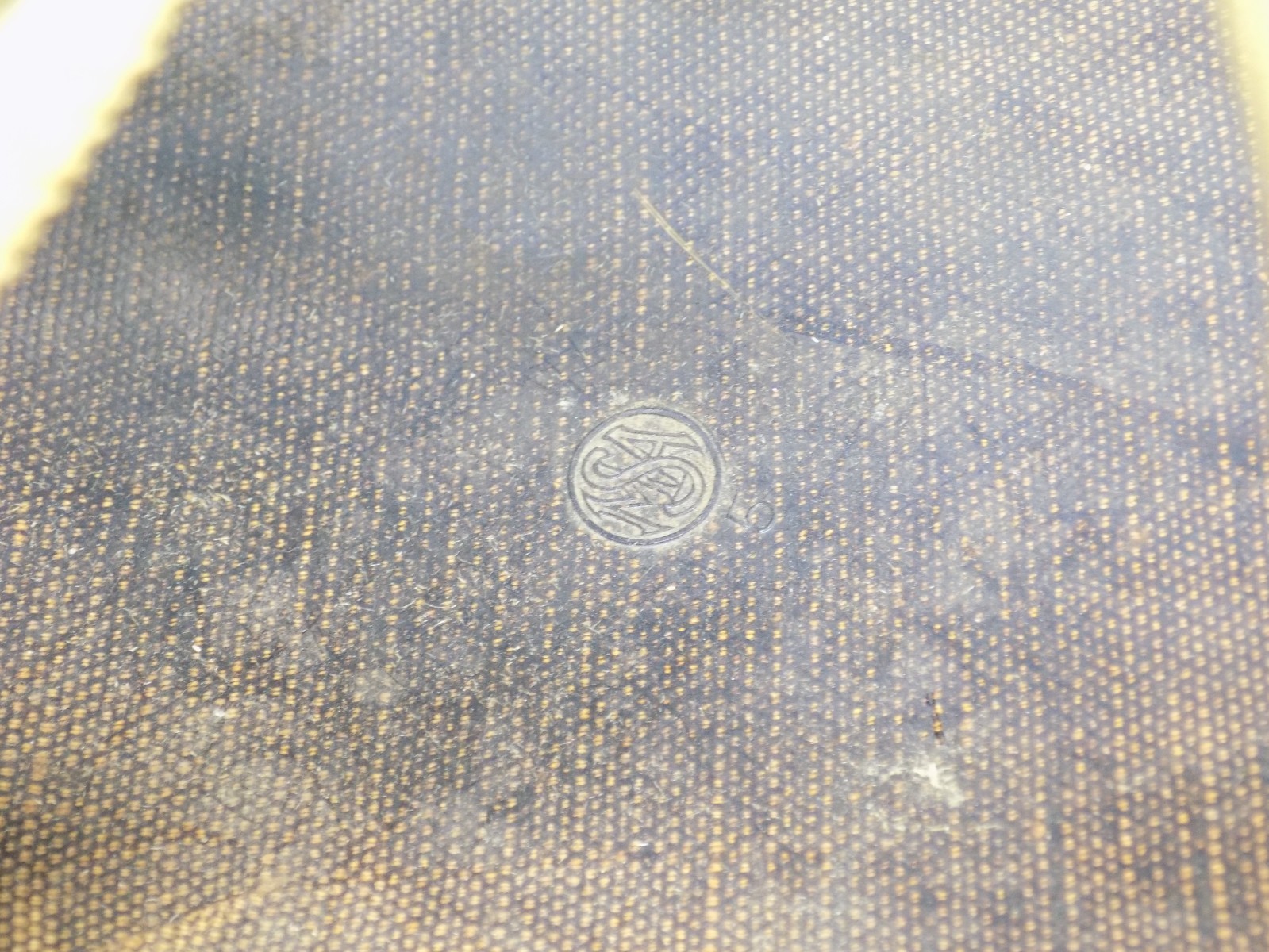 WW2 Era Mine Safety Appliance MSA US Military M1 Fiber Helmet Liner Painted