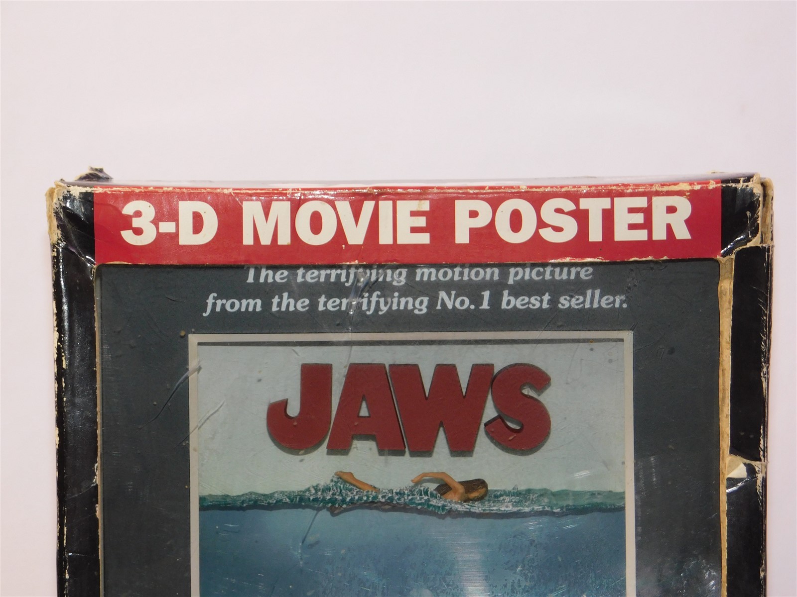 JAWS 1975 Movie 3D Poster Art Statue Steven Spielberg McFarlane Toys RARE